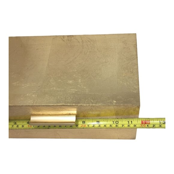 CosmoLiving by Cosmopolitan Wooden Box with Textured Gold Foiled Exterior - Picture 11 of 12